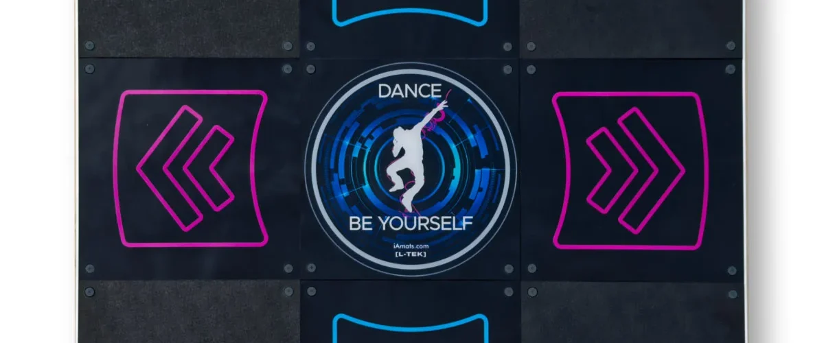 L-TEK Prime premium StepMania and DDR dance mat with illuminated arcade-style panels