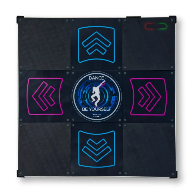 PRIME_Mat-1 - Interactive Mats L-TEK L-TEK Prime premium StepMania and DDR dance mat with illuminated arcade-style panels