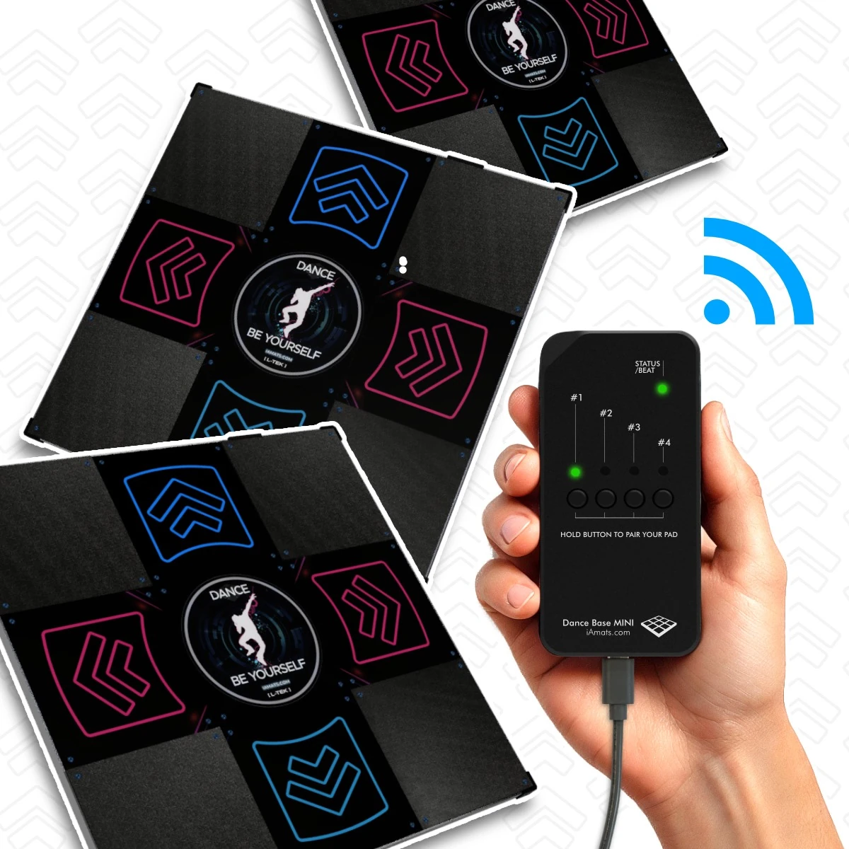 L-TEK Wireless Dance Mat PRO W Set | US-Patented