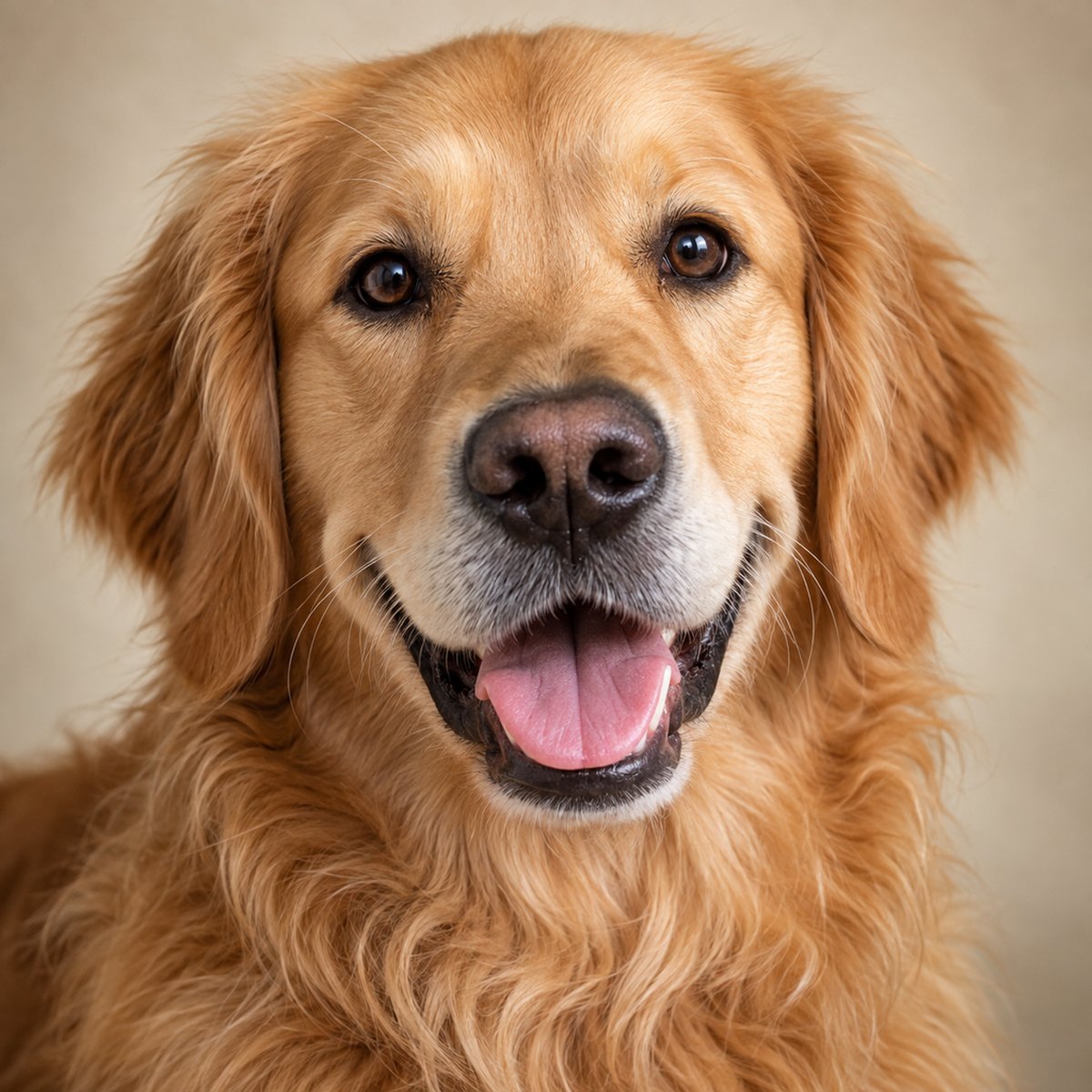 中央パネルに愛犬の写真を掲載：アップロードされたそのままの平面画像