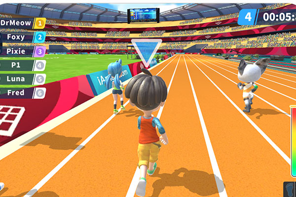 Walking Race – sport game for the L-TEK Next Level Gaming Mat